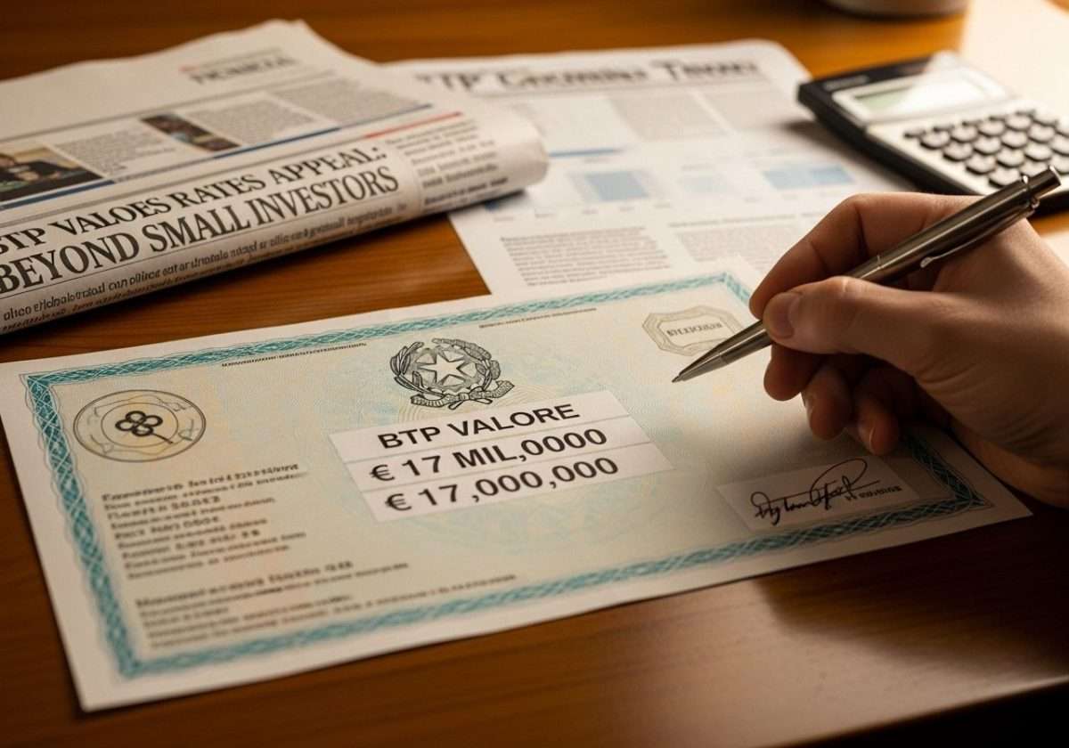 L'appeal dei tassi BTP Valore: non solo piccoli investitori, spunta un ordine da 17 milioni.