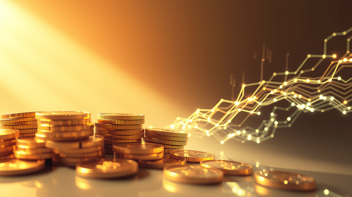 Miliardari italiani 2026: lo Stato vale 111,1 miliardi, il tech crea nuove fortune Monete d'oro e circuiti digitali che riflettono ricchezza e innovazione nella tecnologia italiana